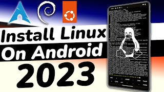 How To Install Linux On ANY Android SmartPhone 2023  RUN Linux On Android With AndroNix NO ROOT [upl. by Yssej726]