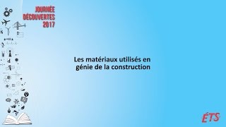 Matériaux utilisés en génie de la construction [upl. by Purcell508]