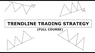 TRENDLINE TRADING STRATEGY FULL TRENDLINE COURSE [upl. by Ecirtahs]