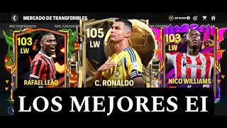 LOS MEJORES EXTREMOS IZQUIERDOS DE FC MOBILE [upl. by Euqinue]