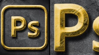 Turn your Logo into 3D Gold in Photoshop [upl. by Sass]