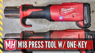 Milwaukee M18 FORCE LOGIC Press Tool wONEKEY 2922 Review [upl. by Lyrahs]