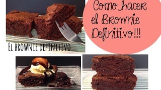 Como hacer Brownie [upl. by Christis]