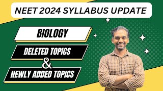 Biology Deleted Portions  NEET 2024 Reduced syllabus [upl. by Norret]