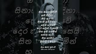 Sitha obata muwa weeසිත ඔබට මුවාවී trending2024songs sinhalasongs newsong niroshavirajini [upl. by Abate]