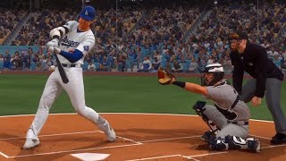 Shohei Ohtani Leadoff Homerun  MLB The Show 24 Online Rated [upl. by Akeihsat]