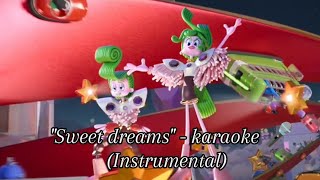 quotSweet dreamsquot  karaoke  Trolls 3 Band Together  Instrumental  trolls3 velvet veneer [upl. by Tomkiel963]