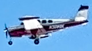 Beech A36 Bonanza Landing In Idaho Falls N3080K [upl. by Natie]