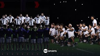 INCREDIBLE SCENES 🔥 The All Blacks perform the Haka in front of France amp Antoine Dupont 😮‍💨 [upl. by Bolten726]