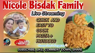 L25 QUICK AND EASY WAY TO COOK PASTA  HOTDOG live livestream asmr food cooking asmrsounds [upl. by Janine]