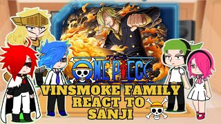 ONEPIECE Vinsmoke Family react to SANJI SANJI IS A GERMA 😳😱 onepiece fypシ viral gacha [upl. by Phillane]