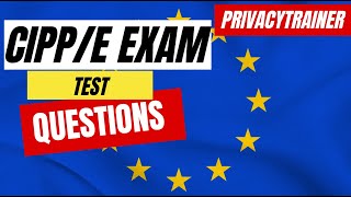 Master CIPPE Exam 2024 Essential Practice Questions 👍  Certification Prep [upl. by Yllier201]