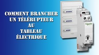 Comment brancher un télérupteur au tableau électrique [upl. by Atokad]