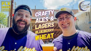 Crafty Ales amp Lagers  Blueberry Wheat American Pale Wheat Ale  Beer Review 553 [upl. by Schwenk]