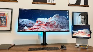 Best QHD Ultrawide for a Productive Mac Setup LG 34WN780 [upl. by Cull491]