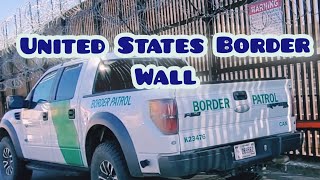 Calexico California Border with Mexicali Mexico walking along the Border 🧱 Wall PART1 [upl. by Annehcu]