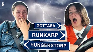 Gråtattack och åskoväder ROADTRIP TILL SVERIGES KONSTIGASTE ORTSNAMN [upl. by Etnoek]