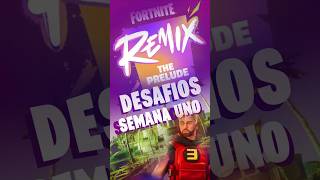 DESAFIOS REMIX SEMANA UNO de Chapter 2 en fortnite desafiosfortnite fortniteremix gaming [upl. by Koorb]