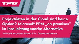 Microsoft Project Server Abonnement Edition – Wenn Projektdaten in der Cloud KEINE Option sind [upl. by Larrad]