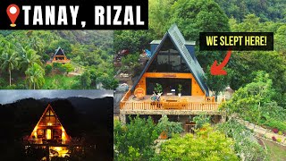 THE ELLSWORTH CABIN  Luxury Glamping in Daraitan Tanay Philippines  Beautiful AFramed Cabin [upl. by Odie]