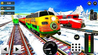 Real Railway Train Simulator 3D  Passenger Transporter Train Driver  Android Gameplay [upl. by Atirihs]