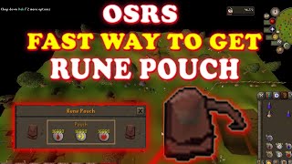 Osrs Get Your Rune Pouch Very Fast  Runescape Short Guide [upl. by Akemej206]