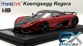 118 FrontiArt Koenigsegg Regera CANDY APPLE RED [upl. by Sinnelg]