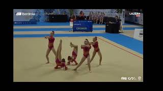 Campeonato de España de Gimnasia Rítmica Nacional Base 2023 Club CRONOS Benjamín GRPamplona23 [upl. by Utir]