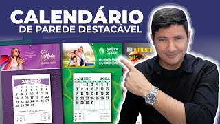 CALENDÁRIO 2024 de Parede com Folhas destacáveis [upl. by Eberly]