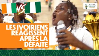 LES IVOIRIENS RÉAGISSENT APRÈS LA DÉFAITE CONTRE LE NIGERIA [upl. by Ferree]