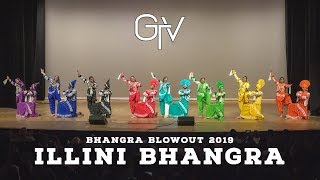 Illini Bhangra  Bhangra Blowout 2019 [upl. by Idonah]