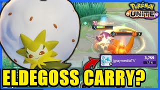 SUPPORT Carry ELDEGOSS Doing More Damage Than GLACEON HOW Is This Even POSSIBLE  Pokémon Unite [upl. by Gorlicki]