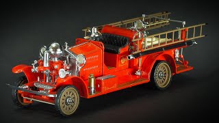 1922 Ahrens Fox RK4 Fire Engine  Franklin Mint 132 [upl. by Scottie]