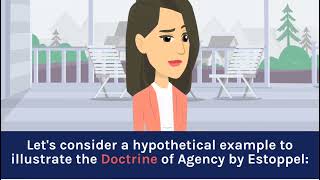 Doctrine of agency by Estoppel Explained [upl. by Gisele653]