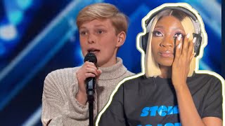 Reacting to Reid Wilsons Golden Buzzer Moment on AGT [upl. by Barren]