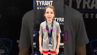 Mckenzie Astorino  Outstanding Wrestler for Finger Lakes Elite 2024 McDonogh Duals [upl. by Malik]