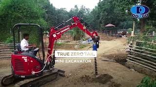 DOZCO YANMAR ViO206 Mini Excavator Working Video [upl. by Elysia]