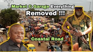 Coastal Road Market amp Garage Everything Completely Removed  Road Encroachment Clearing Operation [upl. by Ramilahs874]