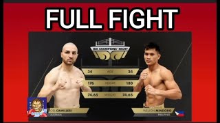 WELJON MINDORO VS JOEL CAMILLERI TKO 4 IBA CHAMPIONS NIGHT DUBAI UAE I Dec 6 2024 I FULL FIGHT [upl. by Latea720]