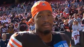 Jameis Winston POWERFUL PreGame Interview vs Ravens 😳 [upl. by Neelloc]