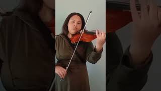 Toss A Coin To Your Witcher Violin Cover Rachel England shorts thewitcher [upl. by Hsiekal944]