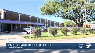 Paul Breaux Middle school to close [upl. by Seys]