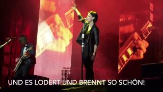 Silbermond  Leichtes Gepäck LYRICS VIDEO  20062015  Mönchen Gladbach [upl. by Lodhia]