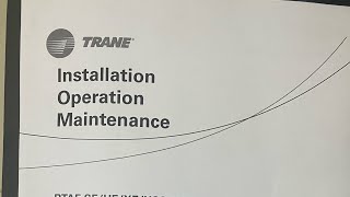 Trane chiller catalogue [upl. by Enerol188]