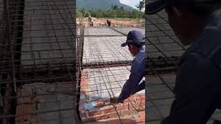 Rebar slabs shortsfeed shorts construction [upl. by Sualohcin264]