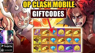 Op Clash Mobile amp All 8 Giftcodes  8 Codes Op Clash Mobile  How To Redeem Code [upl. by Anelegna87]