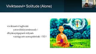 Contemplation Bhagavad Gita Chapter 18 Verse 52 [upl. by Bianca]