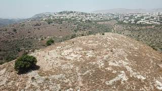 Khirbet Fachir  Aerial views BibleWalkscom [upl. by Dremann576]