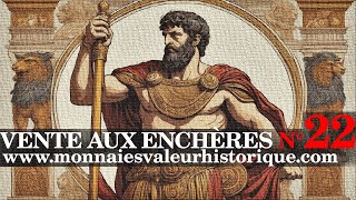 N°22 VENTE AUX ENCHÈRES NUMISMATIQUE PROFESSIONNELLE Live commissaire priseur bon plan achat [upl. by Nueovas]