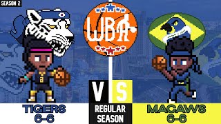 WBA Season 2 Game 14  Seoul Tigers 66  Sao Paulo Macaws 66 [upl. by Ztnahc]